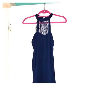 Navy Lace Dress